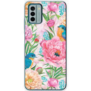 Чехол BoxFace Nokia G22 Birds in Flowers