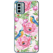 Чехол BoxFace Nokia G22 Birds and Flowers