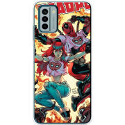 Чехол BoxFace Nokia G22 Deadpool and Mary Jane