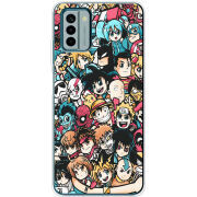 Чехол BoxFace Nokia G22 Anime Stickers