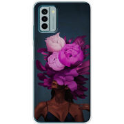 Чехол BoxFace Nokia G22 Exquisite Purple Flowers