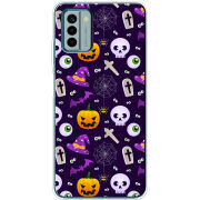 Чехол BoxFace Nokia G22 Halloween Purple Mood