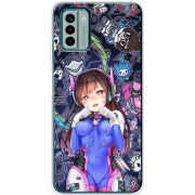 Чехол BoxFace Nokia G22 Overwatch D.VA