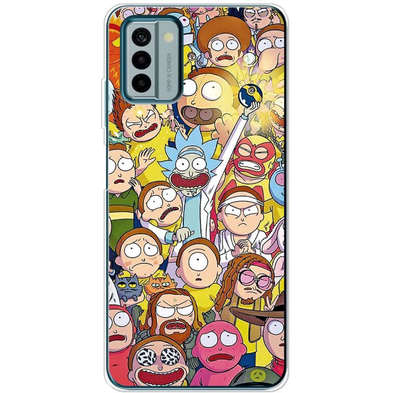 Чехол BoxFace Nokia G22 Rick and Morty