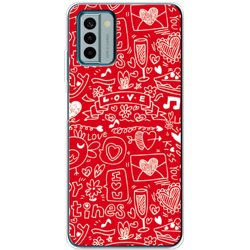 Чехол BoxFace Nokia G22 Happy Valentines