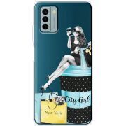 Прозрачный чехол BoxFace Nokia G22 City Girl