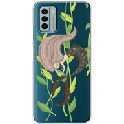 Прозрачный чехол BoxFace Nokia G22 Cute Mermaid