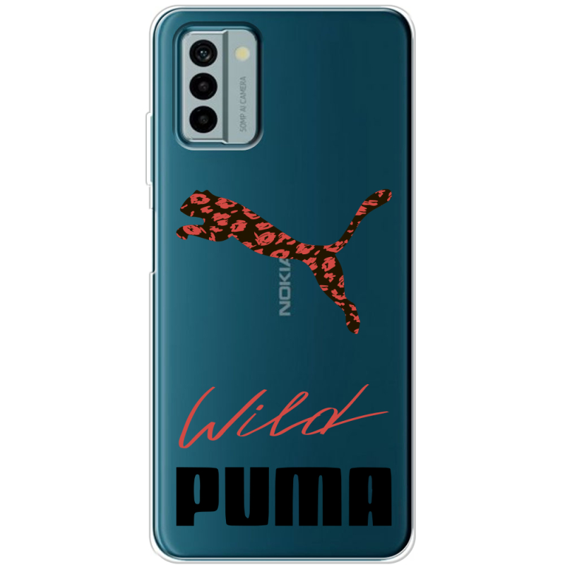 Прозрачный чехол BoxFace Nokia G22 Wild Cat