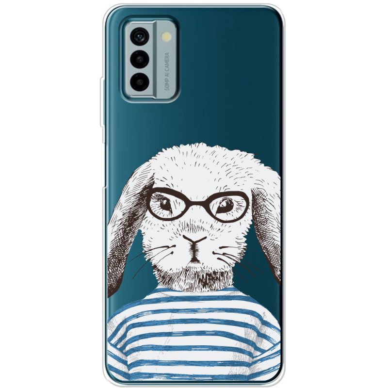 Прозрачный чехол BoxFace Nokia G22 MR. Rabbit