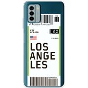 Прозрачный чехол BoxFace Nokia G22 Ticket Los Angeles