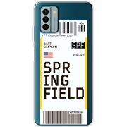 Прозрачный чехол BoxFace Nokia G22 Ticket Springfield