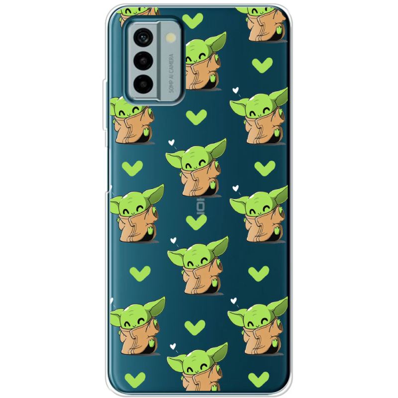 Прозрачный чехол BoxFace Nokia G22 Pattern Baby Yoda