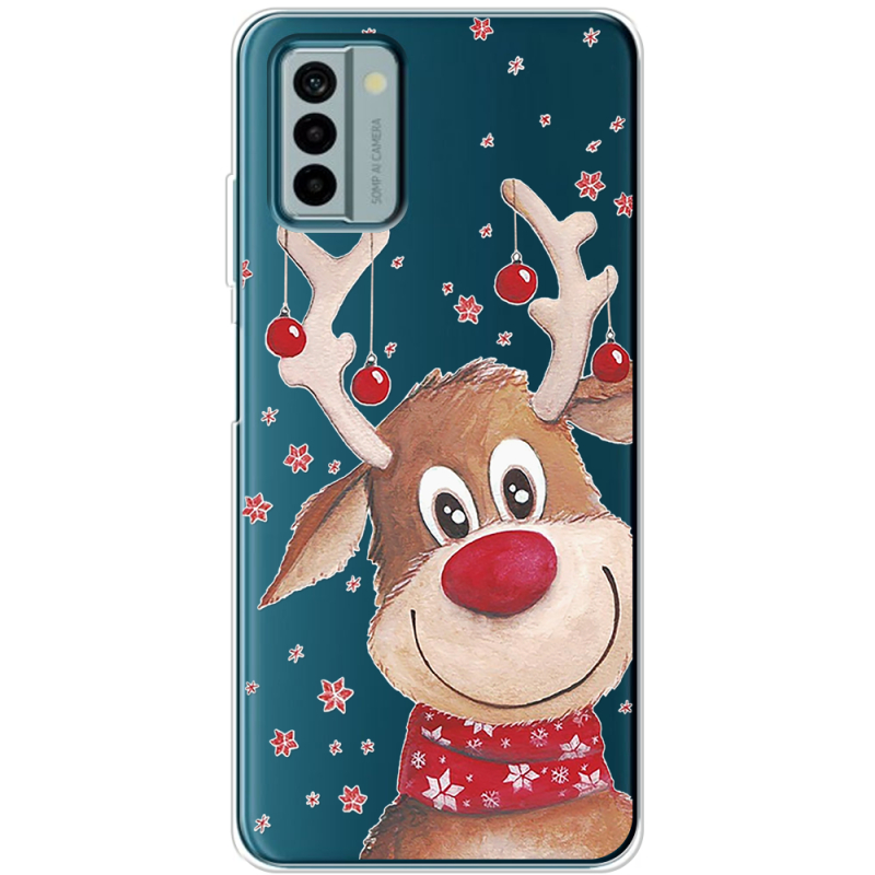 Прозрачный чехол BoxFace Nokia G22 Winter Deer