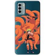 Прозрачный чехол BoxFace Nokia G22 Naruto and Kurama