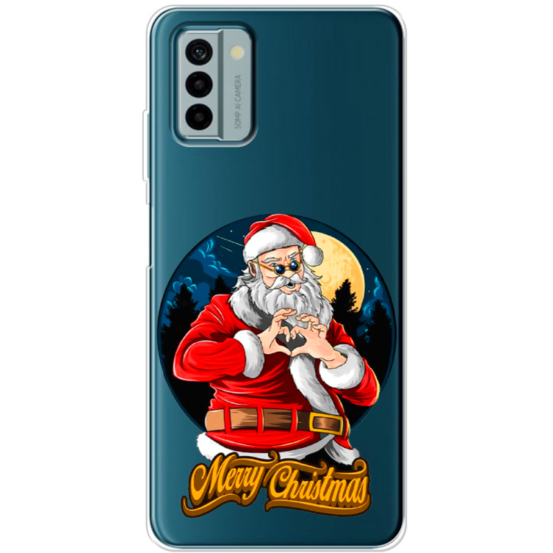 Прозрачный чехол BoxFace Nokia G22 Cool Santa