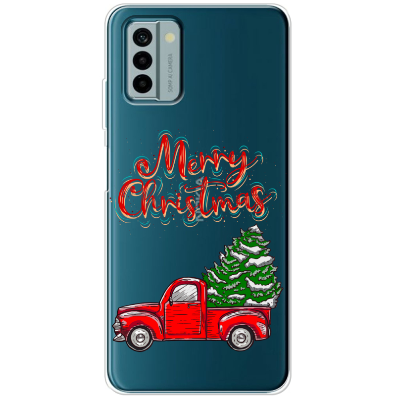 Прозрачный чехол BoxFace Nokia G22 Holiday Car