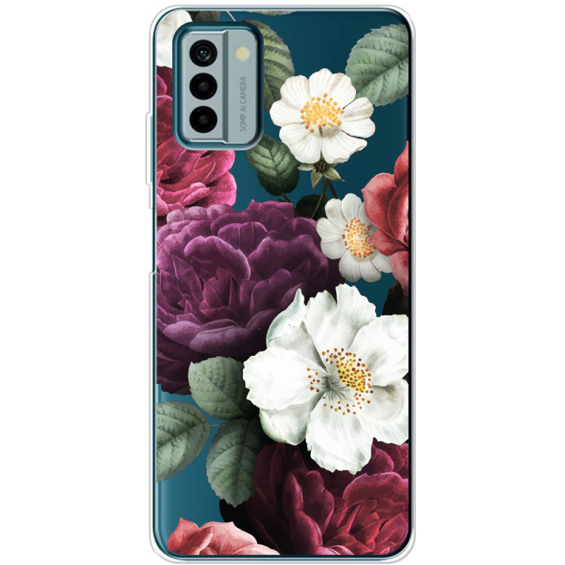 Прозрачный чехол BoxFace Nokia G22 Floral Dark Dreams