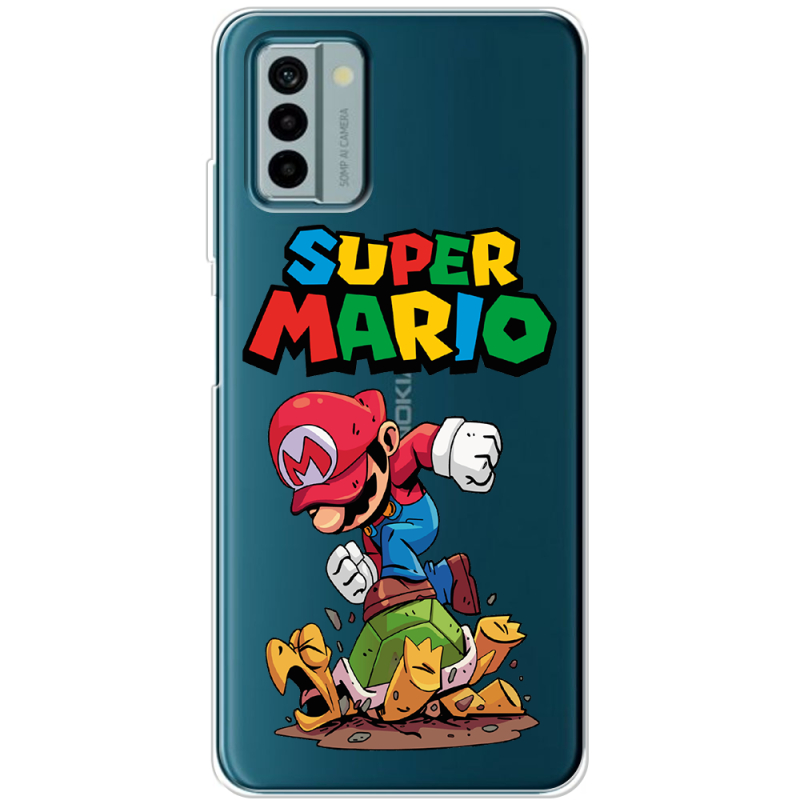 Прозрачный чехол BoxFace Nokia G22 Super Mario