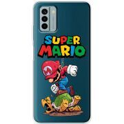 Прозрачный чехол BoxFace Nokia G22 Super Mario