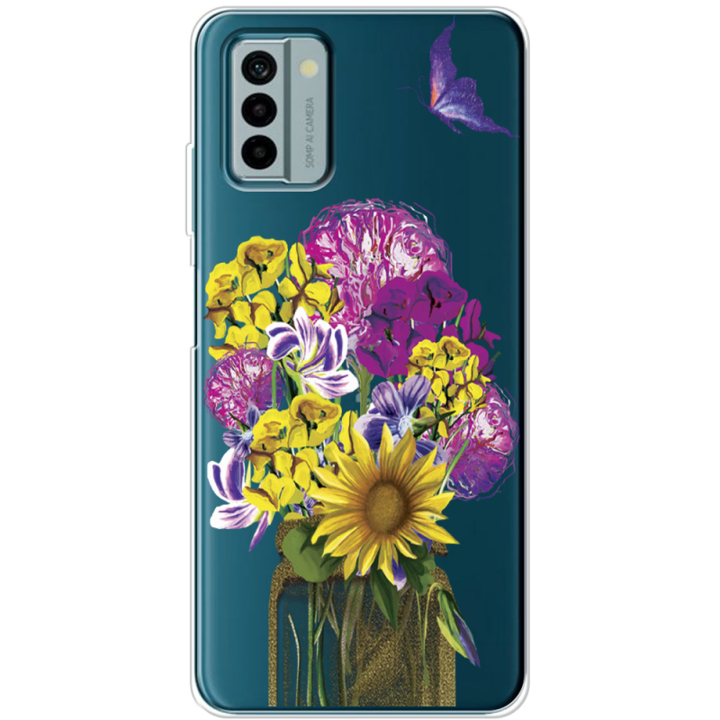 Прозрачный чехол BoxFace Nokia G22 My Bouquet