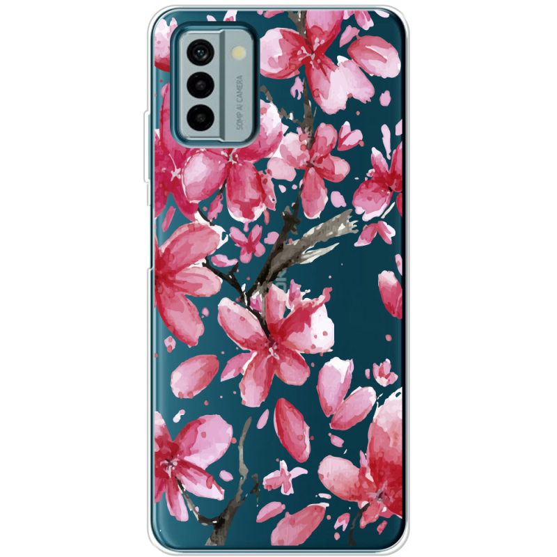 Прозрачный чехол BoxFace Nokia G22 Pink Magnolia