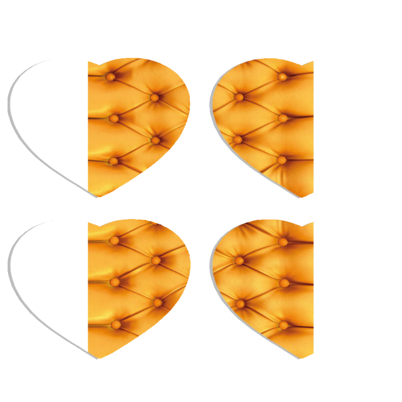 Магнитные фотопазлы Сердце 50 на 50 набор 4 штуки 