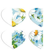 Магнитные фотопазлы Сердце 50 на 50 набор 4 штуки 