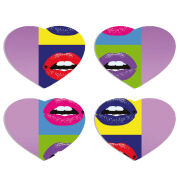 Магнитные фотопазлы Сердце 50 на 50 набор 4 штуки 