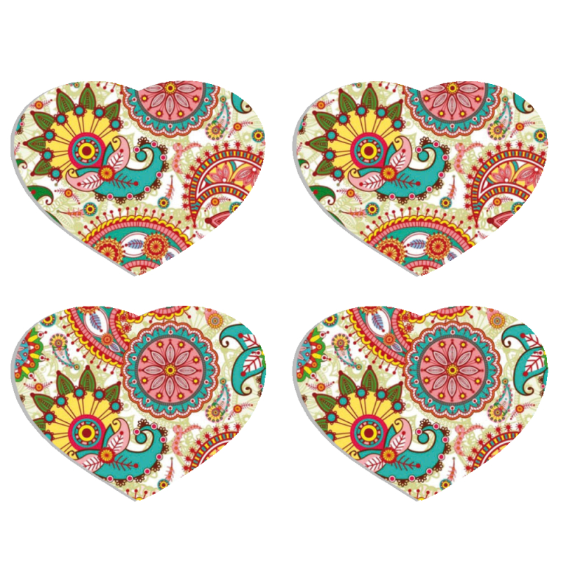 Магнитные фотопазлы Сердце 50 на 50 набор 4 штуки 