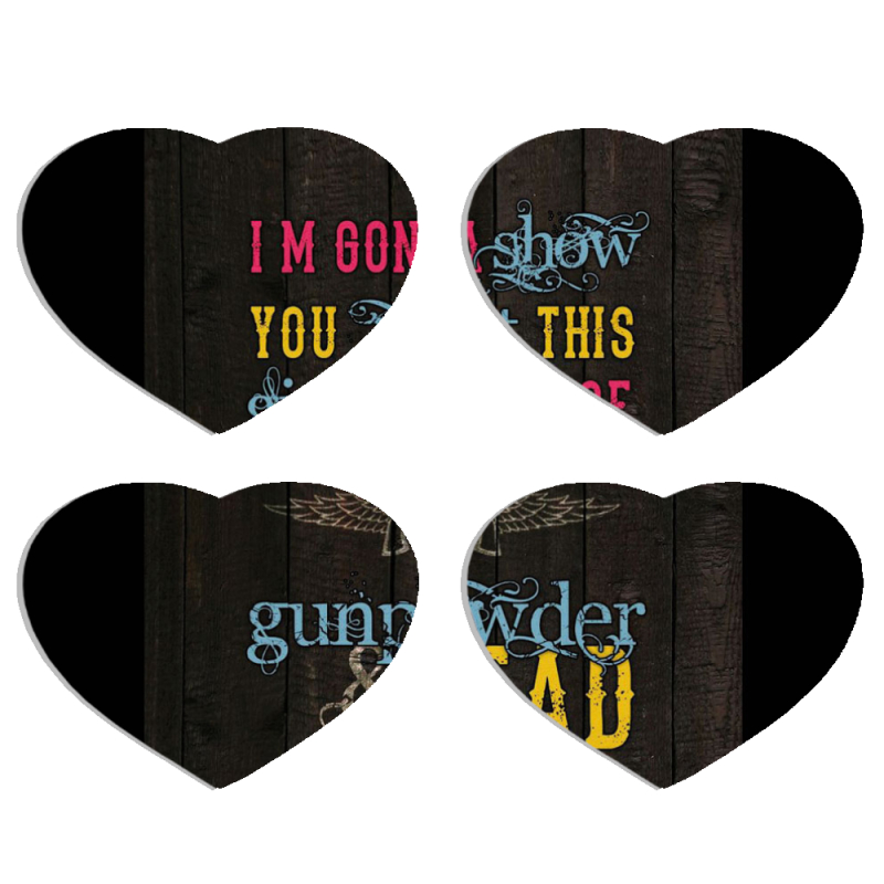 Магнитные фотопазлы Сердце 50 на 50 набор 4 штуки 