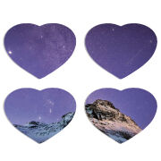 Магнитные фотопазлы Сердце 50 на 50 набор 4 штуки 