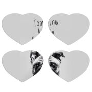 Магнитные фотопазлы Сердце 50 на 50 набор 4 штуки 