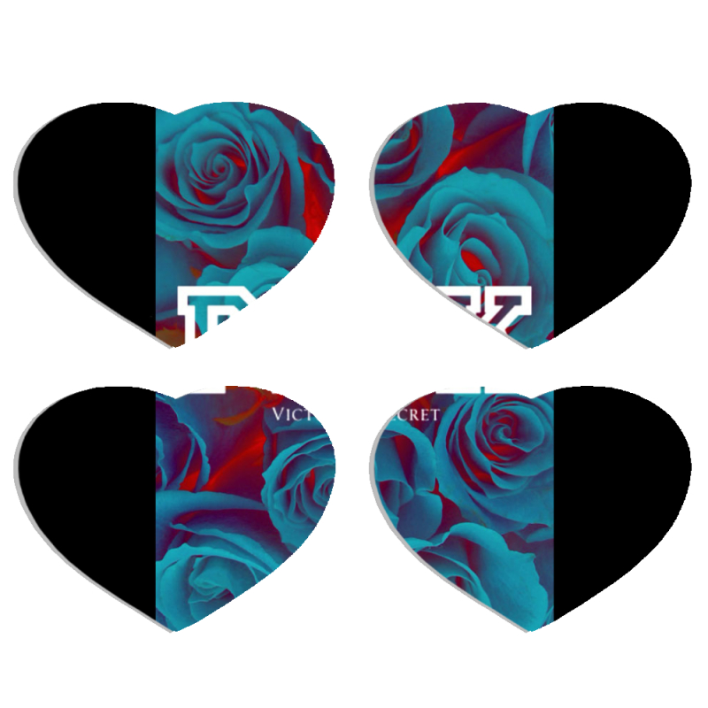 Магнитные фотопазлы Сердце 50 на 50 набор 4 штуки 