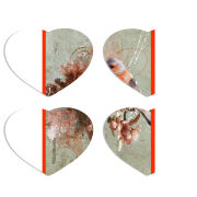 Магнитные фотопазлы Сердце 50 на 50 набор 4 штуки 