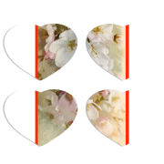 Магнитные фотопазлы Сердце 50 на 50 набор 4 штуки 
