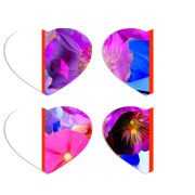 Магнитные фотопазлы Сердце 50 на 50 набор 4 штуки 