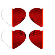 Магнитные фотопазлы Сердце 50 на 50 набор 4 штуки 