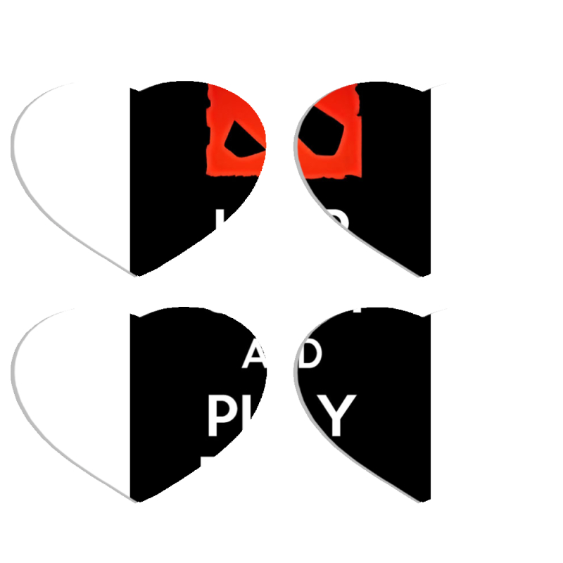 Магнитные фотопазлы Сердце 50 на 50 набор 4 штуки 