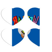 Магнитные фотопазлы Сердце 50 на 50 набор 4 штуки 