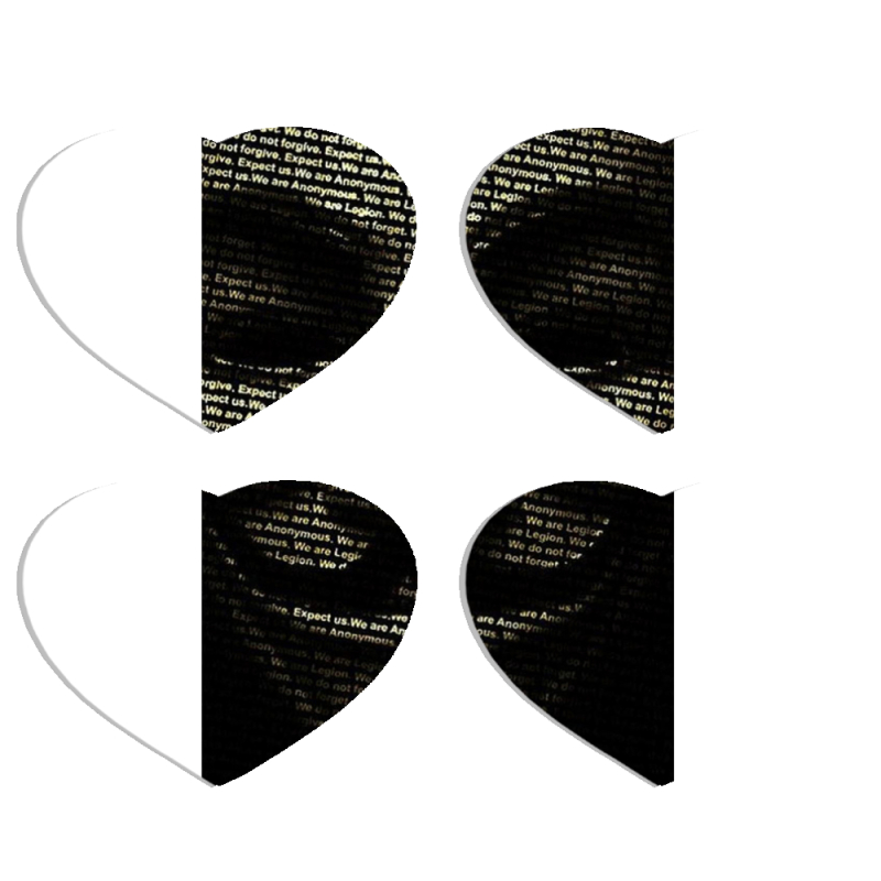 Магнитные фотопазлы Сердце 50 на 50 набор 4 штуки 