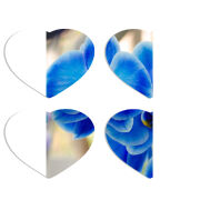 Магнитные фотопазлы Сердце 50 на 50 набор 4 штуки 