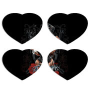 Магнитные фотопазлы Сердце 50 на 50 набор 4 штуки 