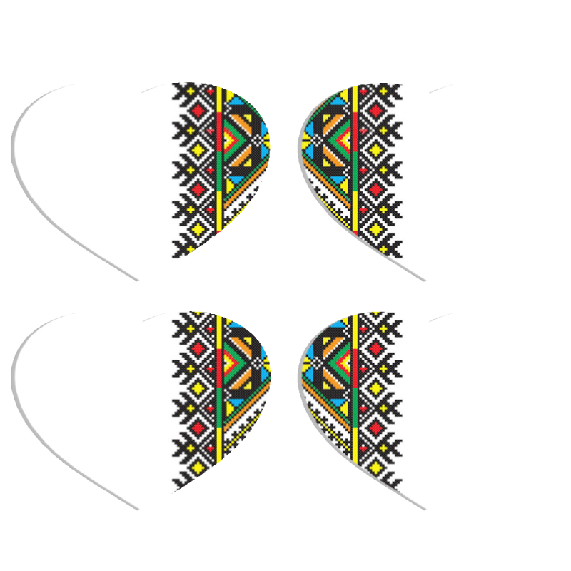 Магнитные фотопазлы Сердце 50 на 50 набор 4 штуки 