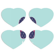 Магнитные фотопазлы Сердце 50 на 50 набор 4 штуки 