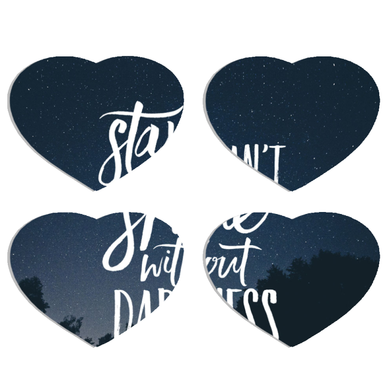 Магнитные фотопазлы Сердце 50 на 50 набор 4 штуки 