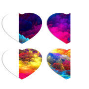 Магнитные фотопазлы Сердце 50 на 50 набор 4 штуки 