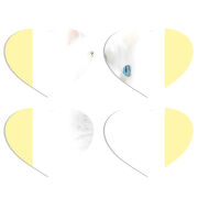 Магнитные фотопазлы Сердце 50 на 50 набор 4 штуки 