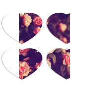 Магнитные фотопазлы Сердце 50 на 50 набор 4 штуки 