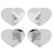 Магнитные фотопазлы Сердце 50 на 50 набор 4 штуки White Wolf