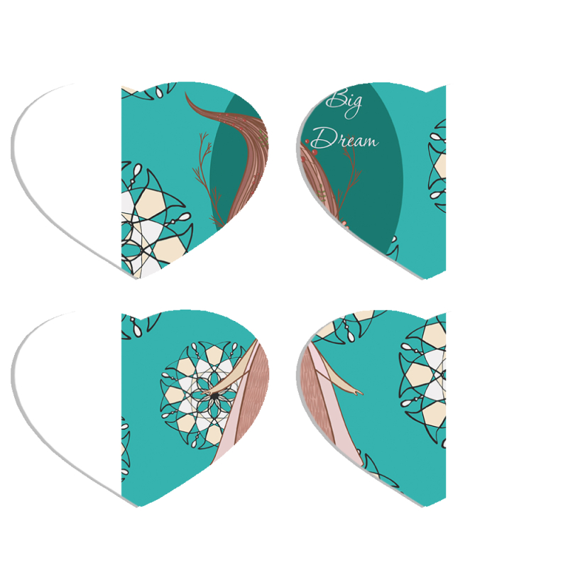 Магнитные фотопазлы Сердце 50 на 50 набор 4 штуки Dream Girl